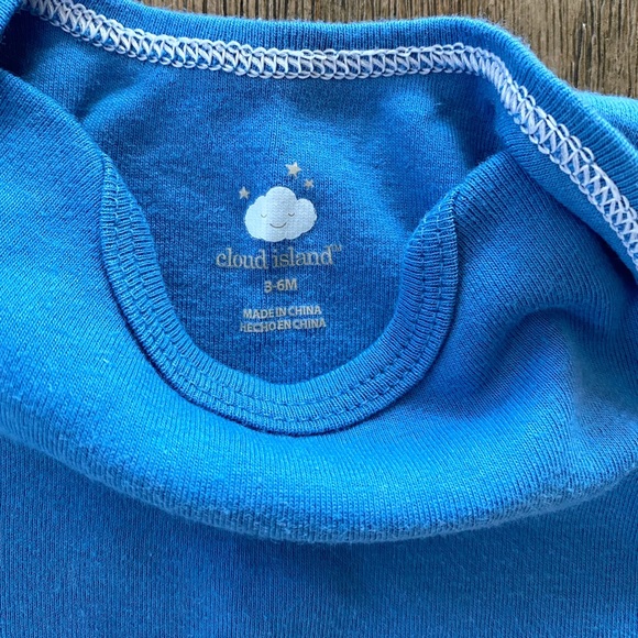 4/$10 Cloud Island onesie bodysuit 3-6 months - Picture 4 of 4
